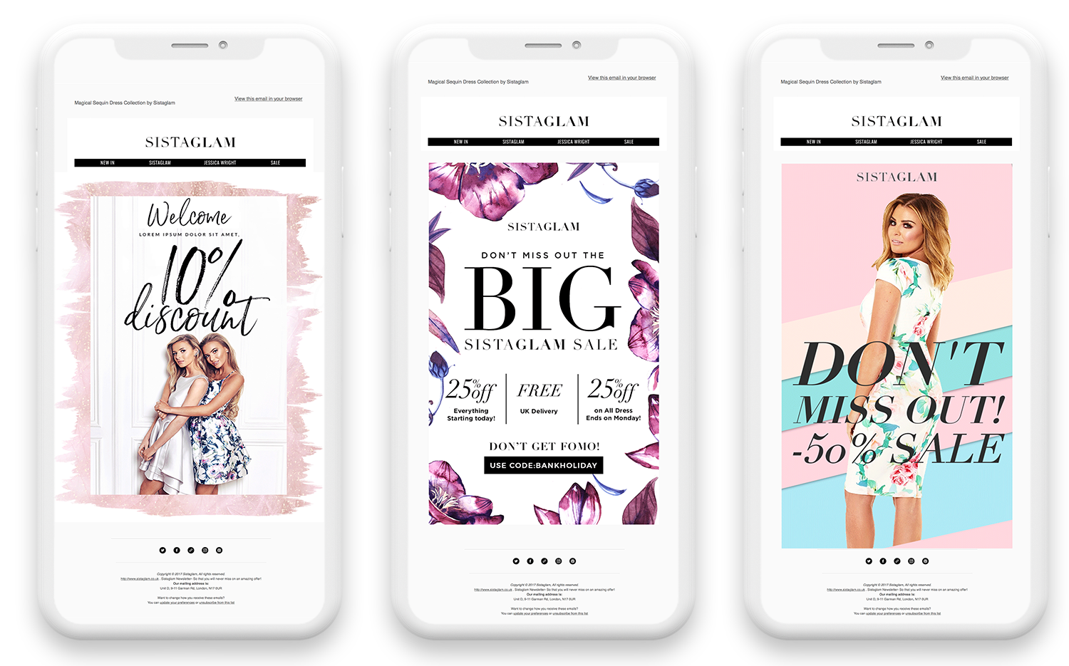 Sistaglam custom Magento 2 ecommerce site Project image